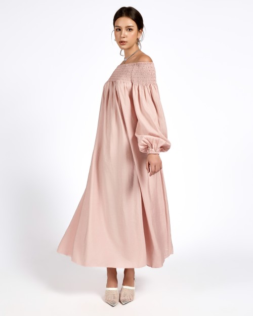 Sixdo SIXDO G-Pink Raw Loose Dress for Women